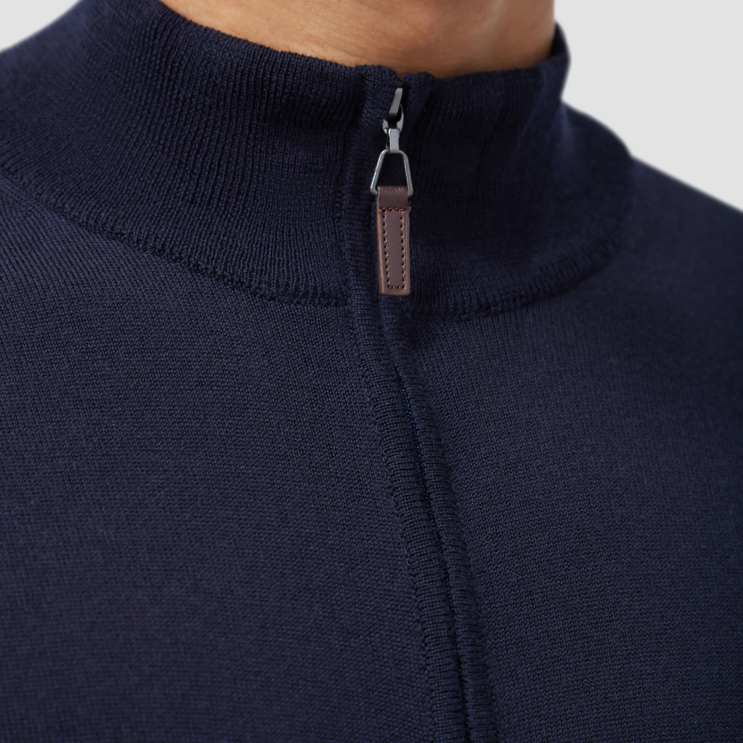 Spencer Quarter-Zip Super Merino Sweater