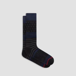 Stripe and Dot Mid-Calf Socks