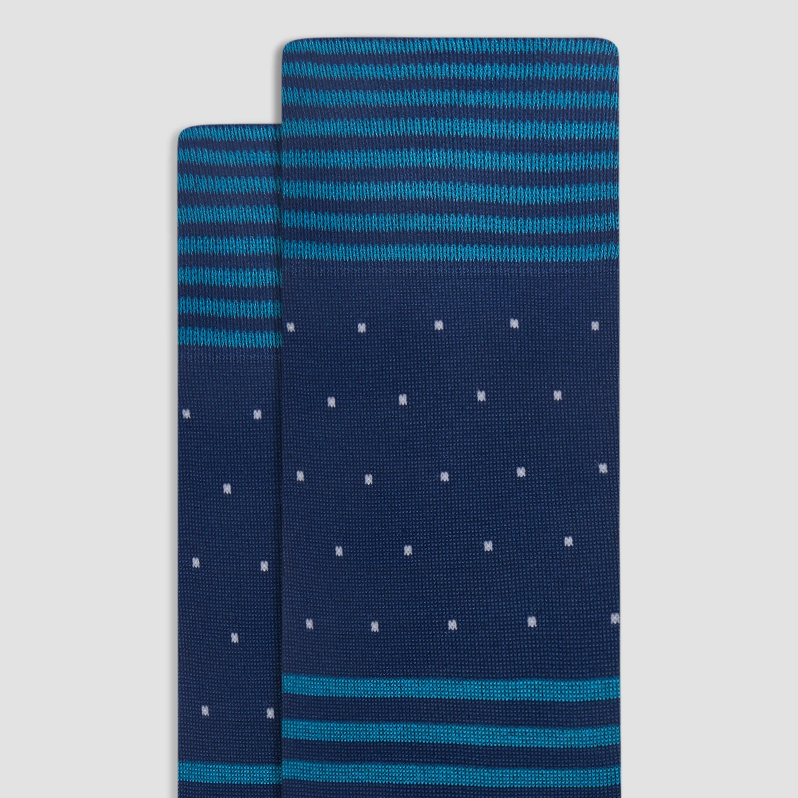 Stripe and Dot Mid-Calf Socks