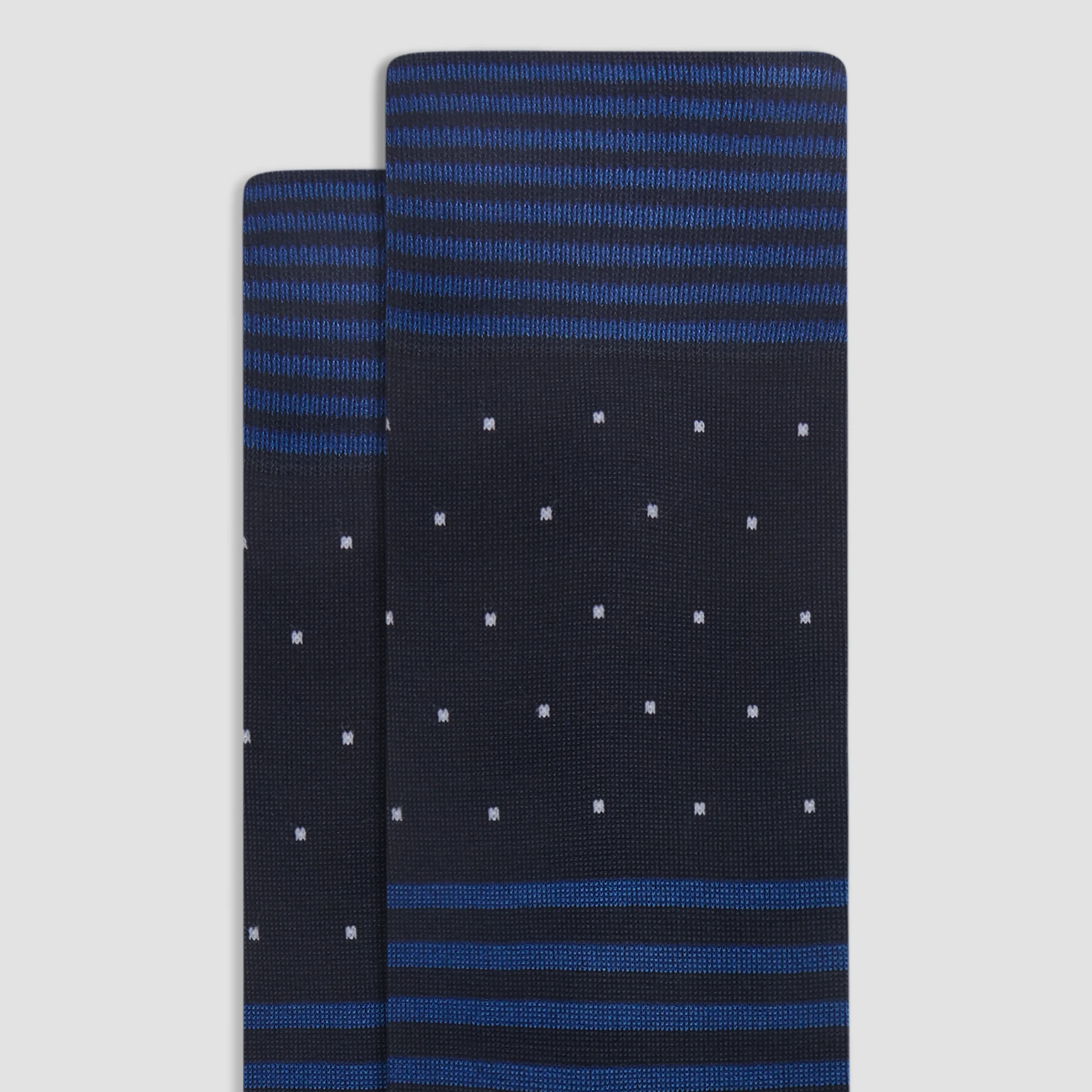 Stripe and Dot Mid-Calf Socks