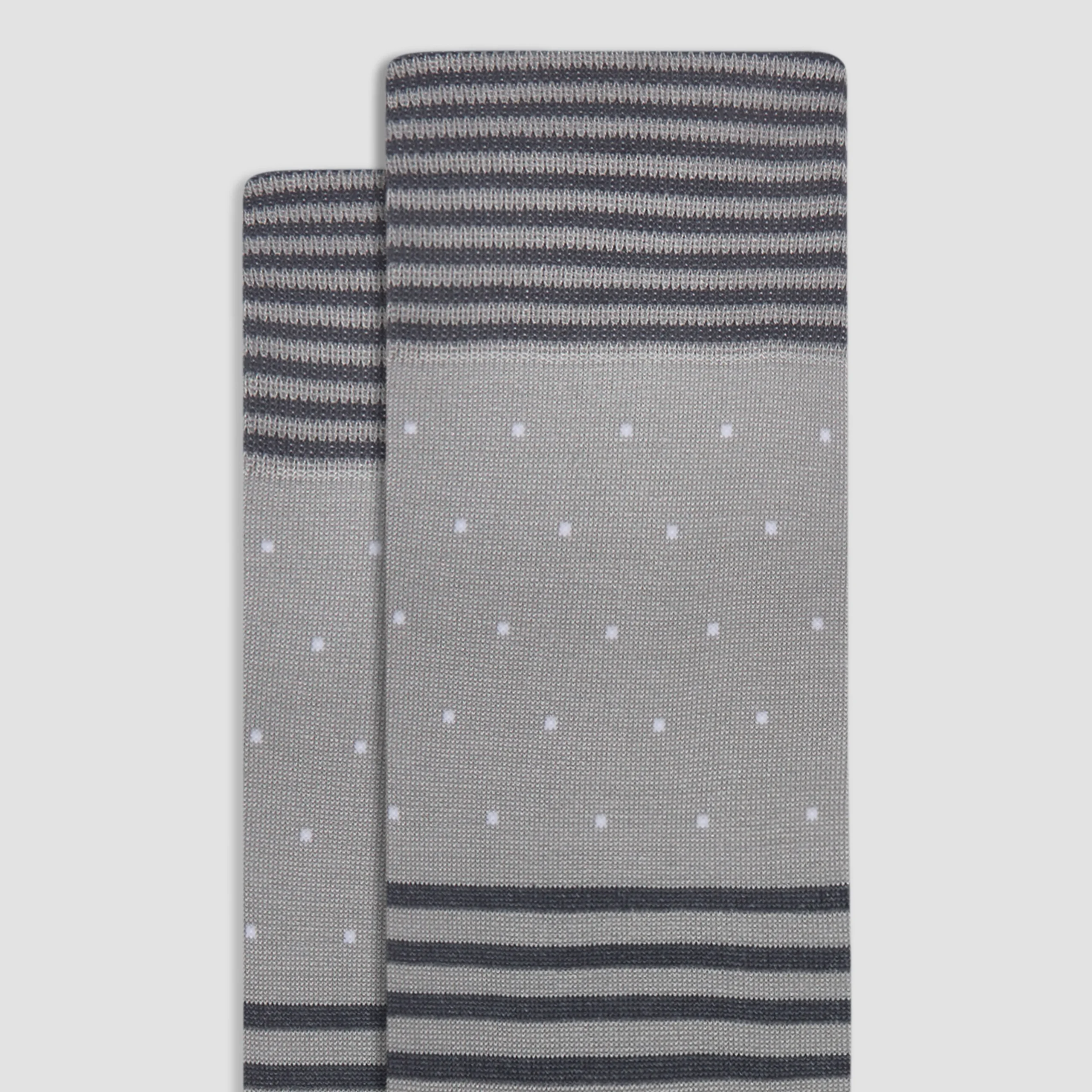 Stripe and Dot Mid-Calf Socks