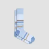 Striped Mid-Calf Socks