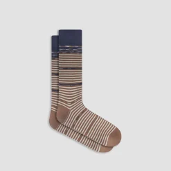 Striped Mid-Calf Socks