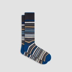 Striped Mid-Calf Socks