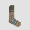 Striped Mid-Calf Socks