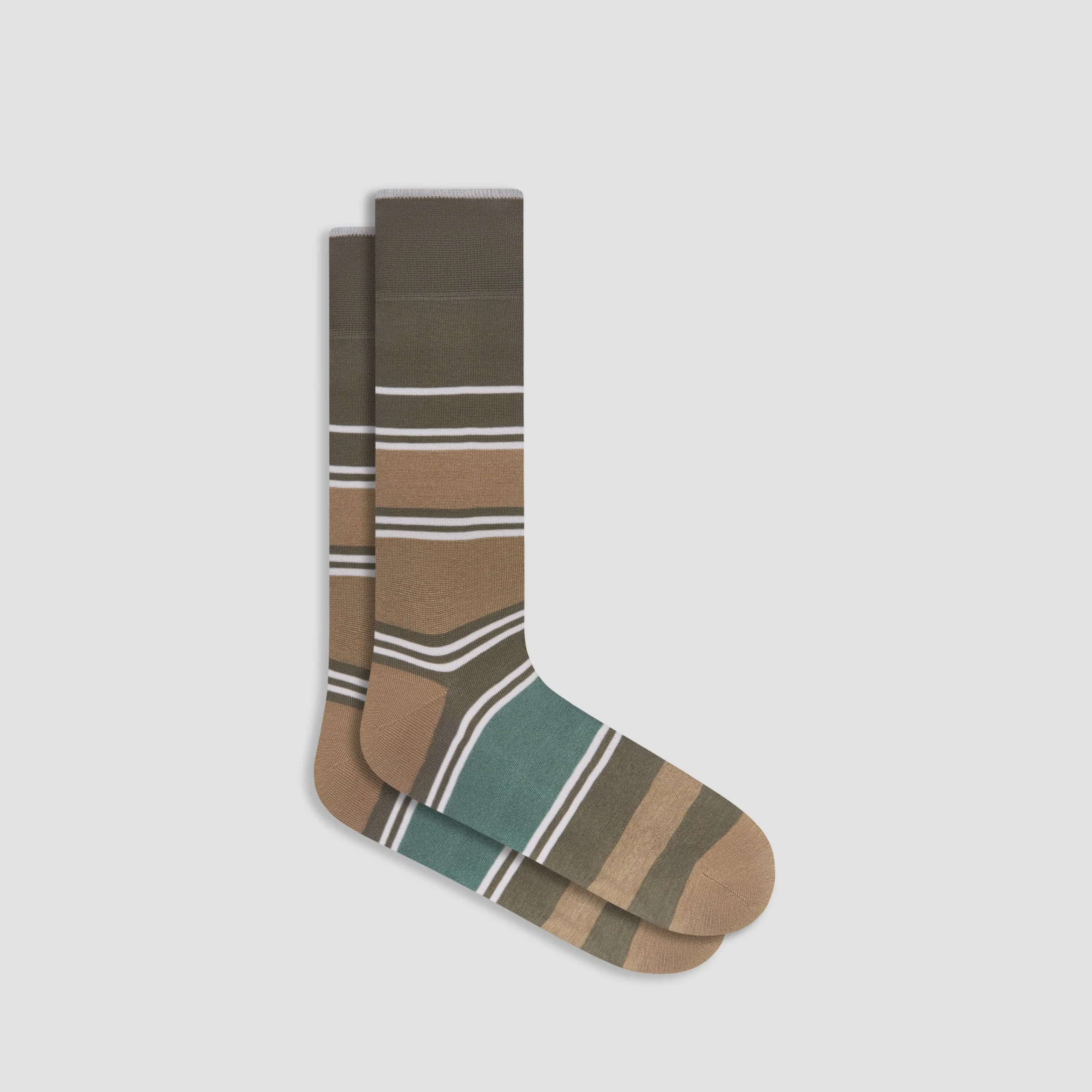 Striped Mid-Calf Socks