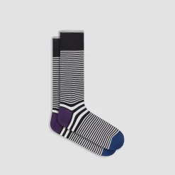 Striped Mid-Calf Socks