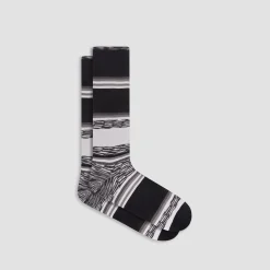 Striped Mid-Calf Socks