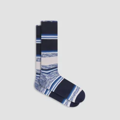 Striped Mid-Calf Socks