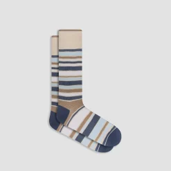 Striped Mid-Calf Socks