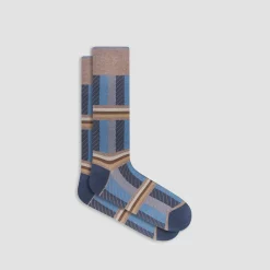 Striped Mid-Calf Socks