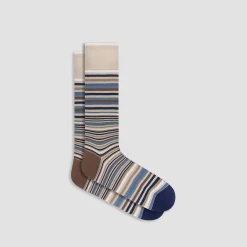 Striped Mid-Calf Socks