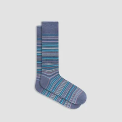 Striped Mid-Calf Socks