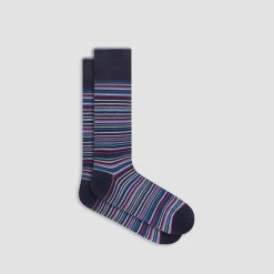 Striped Mid-Calf Socks