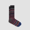 Striped Mid-Calf Socks