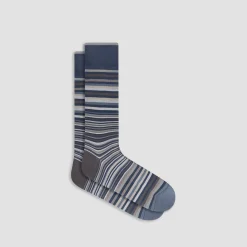 Striped Mid-Calf Socks