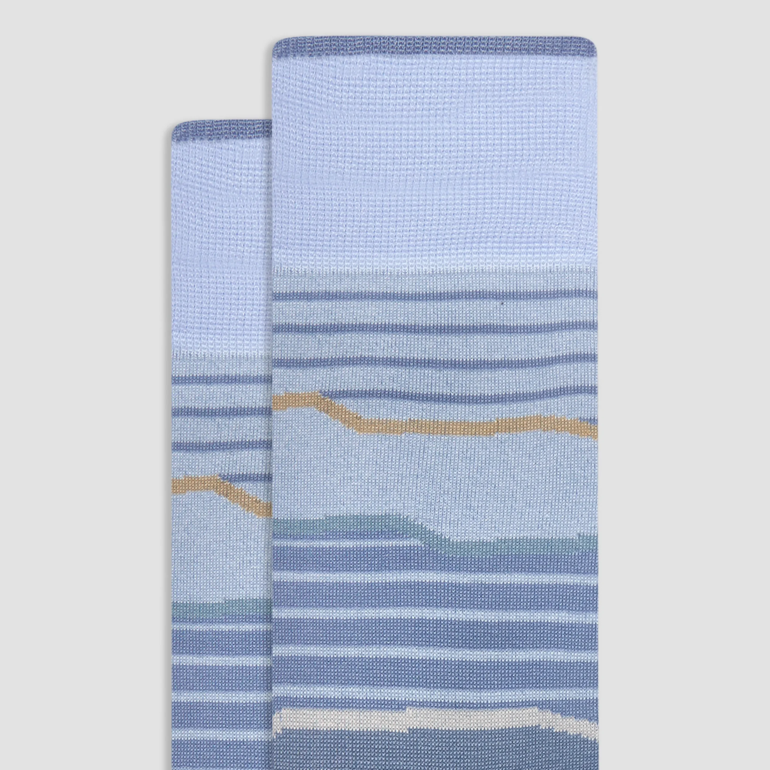 Striped Mid-Calf Socks