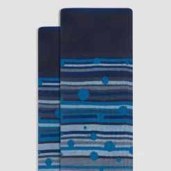 Striped Mid-Calf Socks
