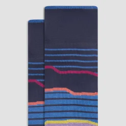 Striped Mid-Calf Socks