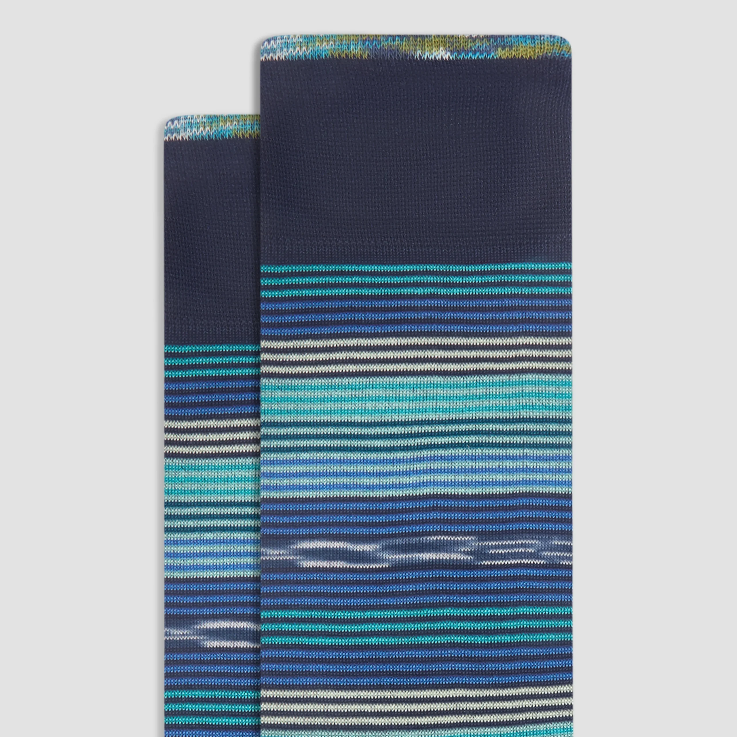 Striped Mid-Calf Socks