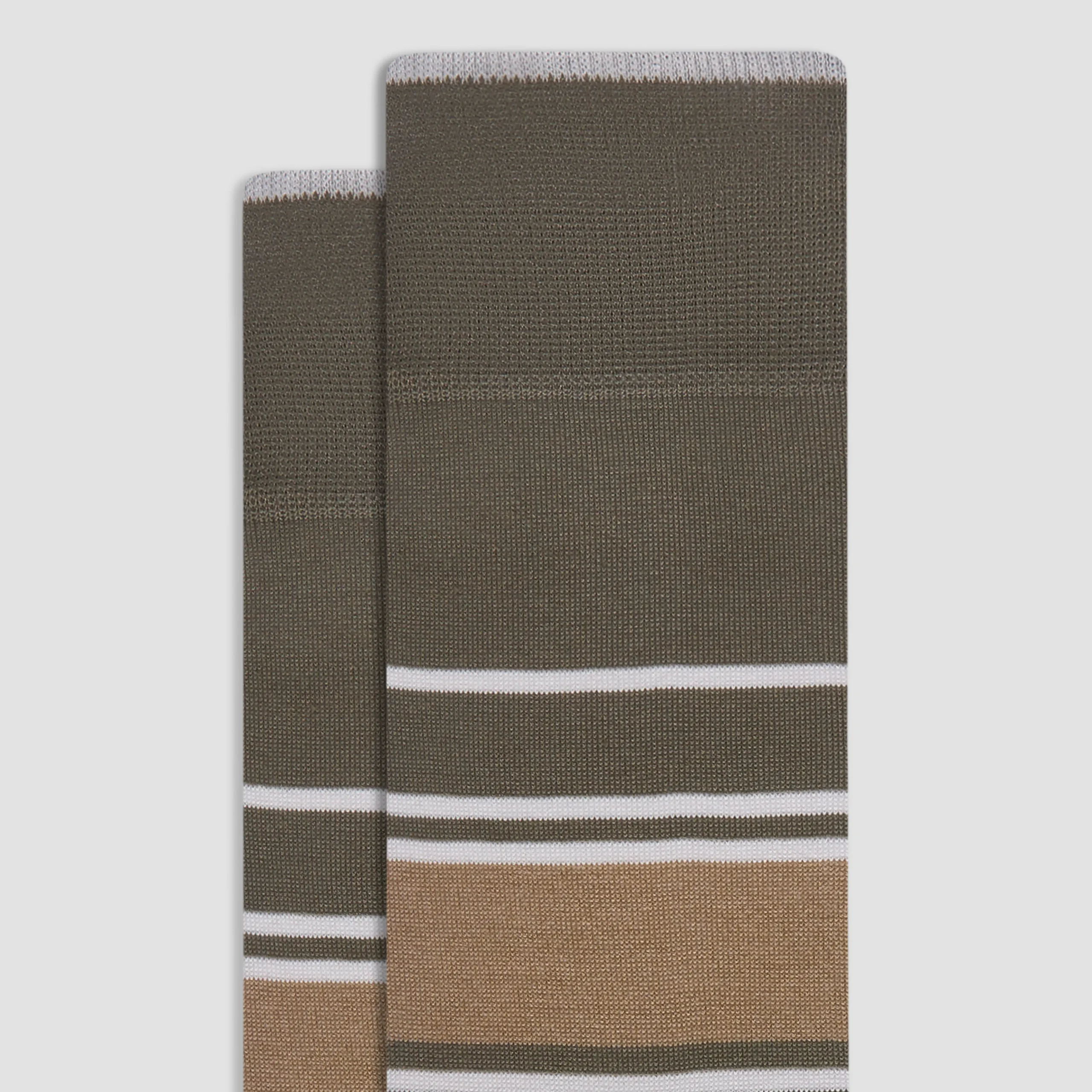 Striped Mid-Calf Socks
