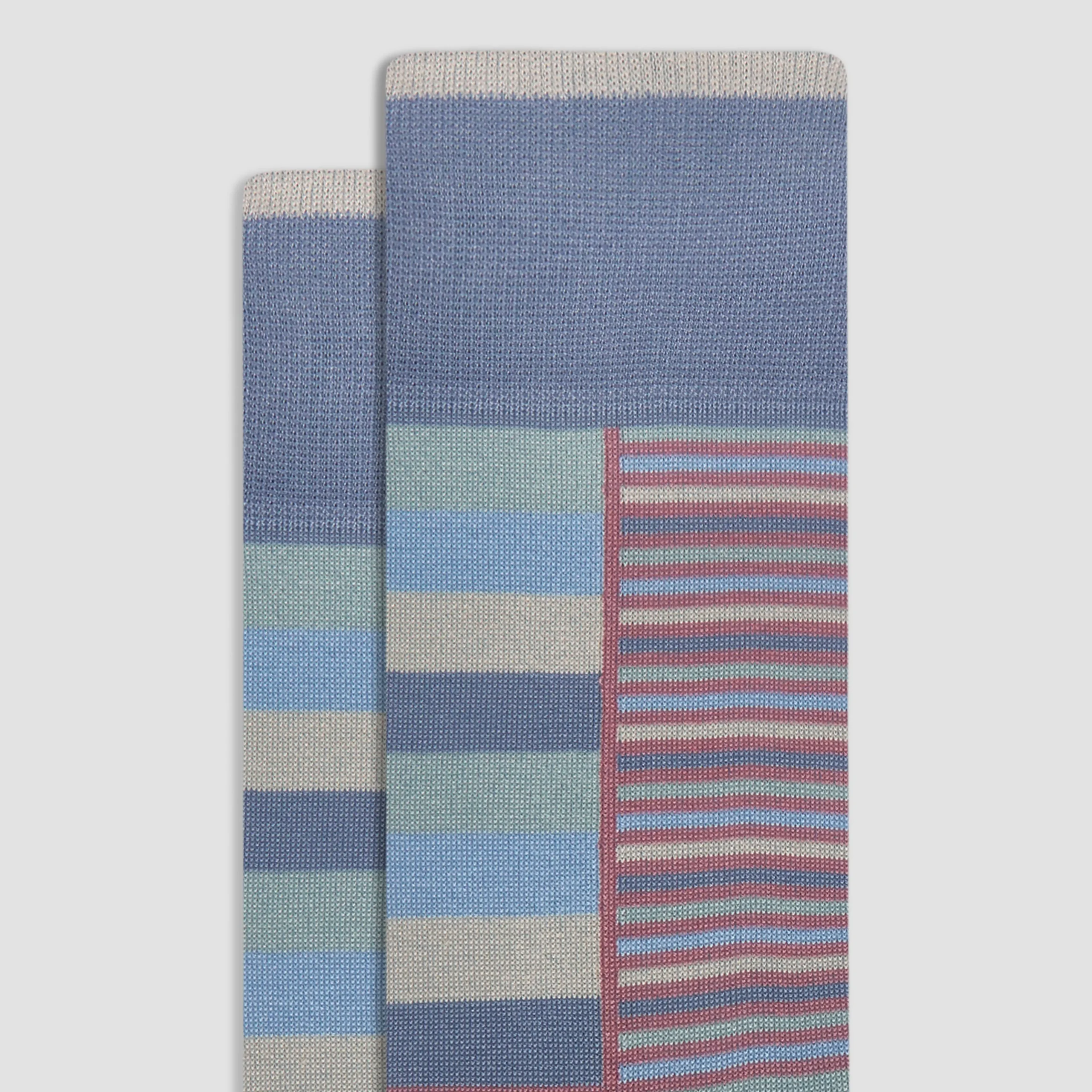 Striped Mid-Calf Socks
