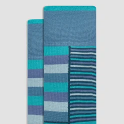 Striped Mid-Calf Socks
