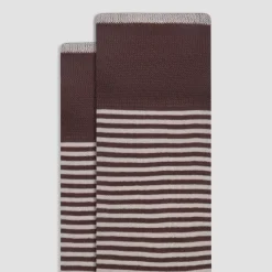 Striped Mid-Calf Socks