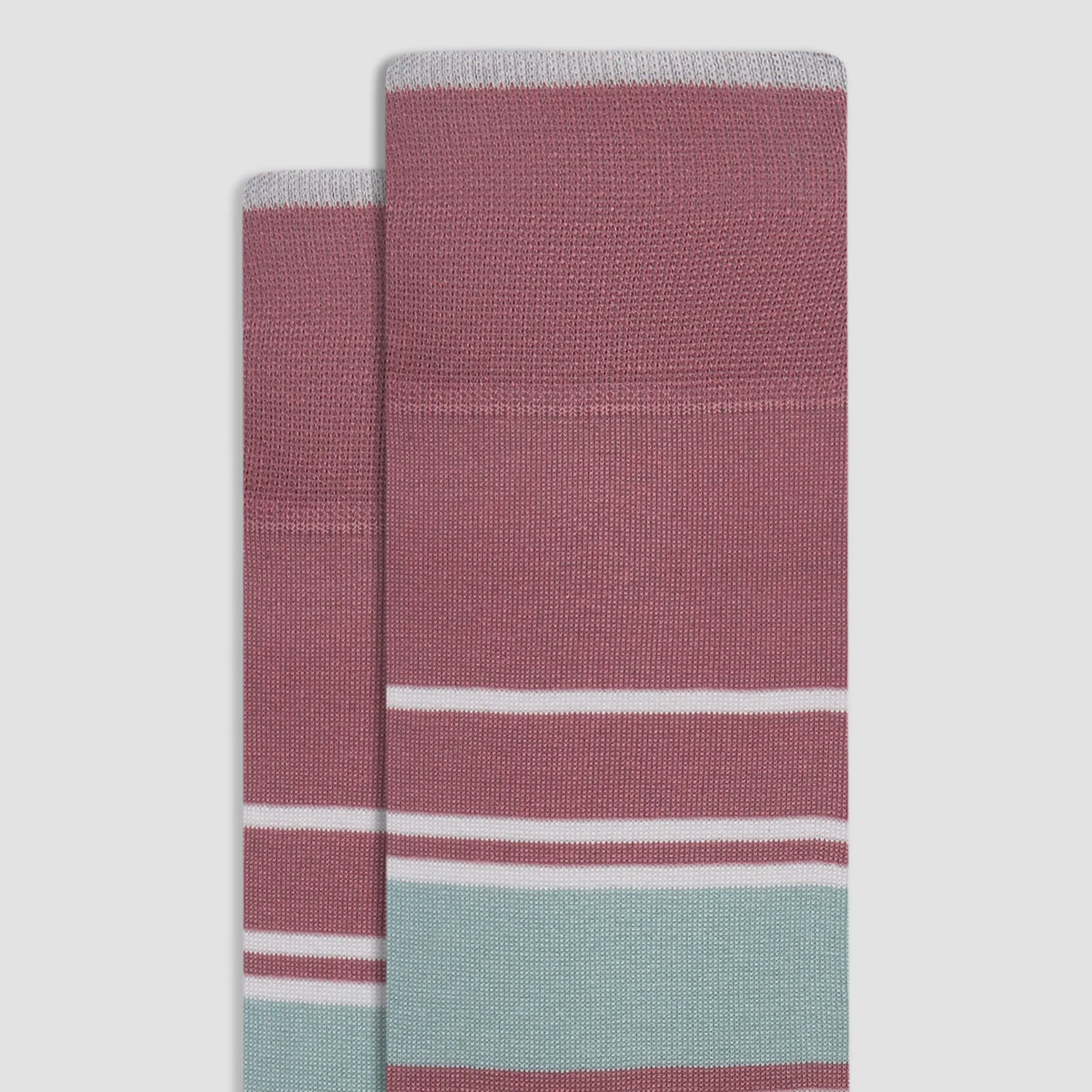 Striped Mid-Calf Socks