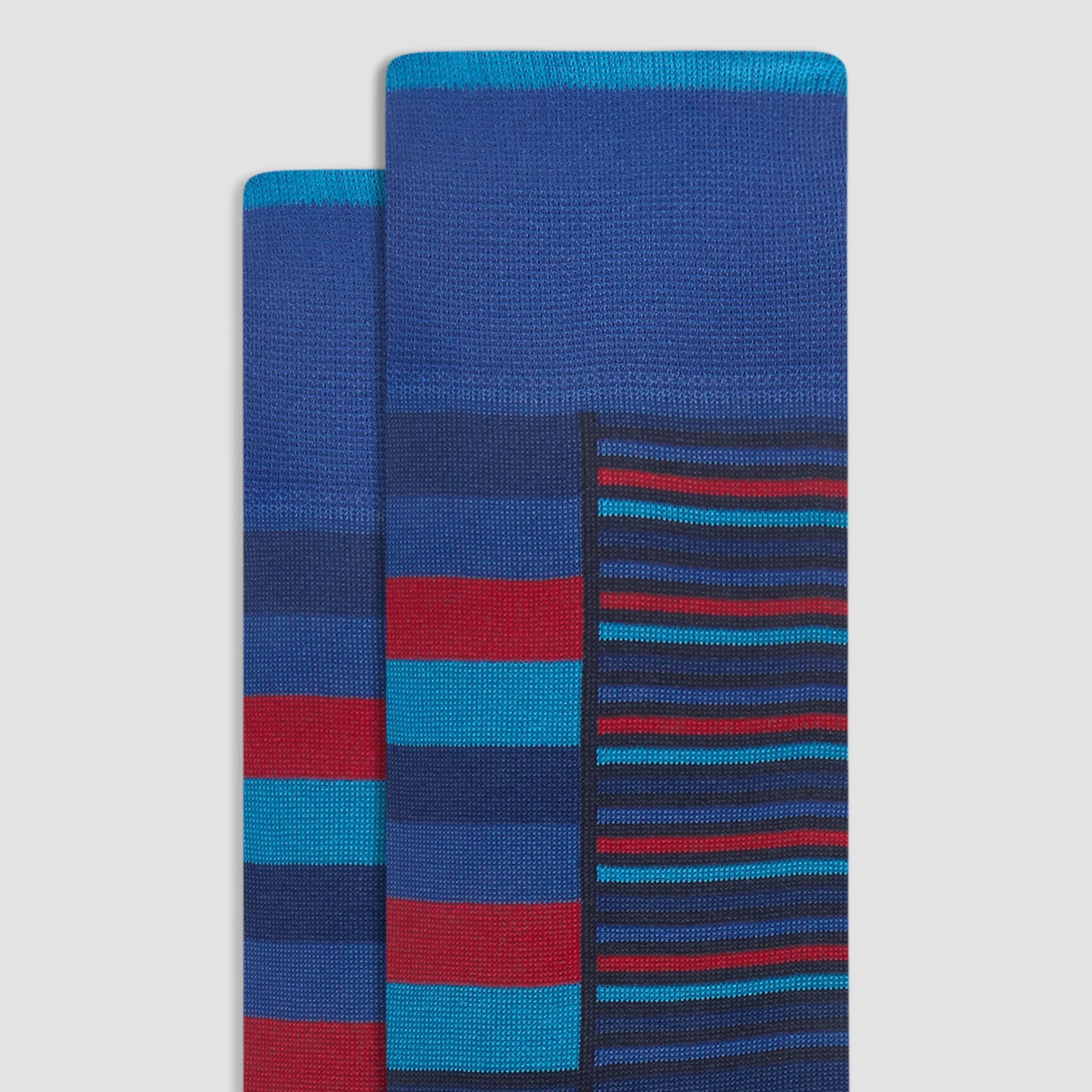 Striped Mid-Calf Socks