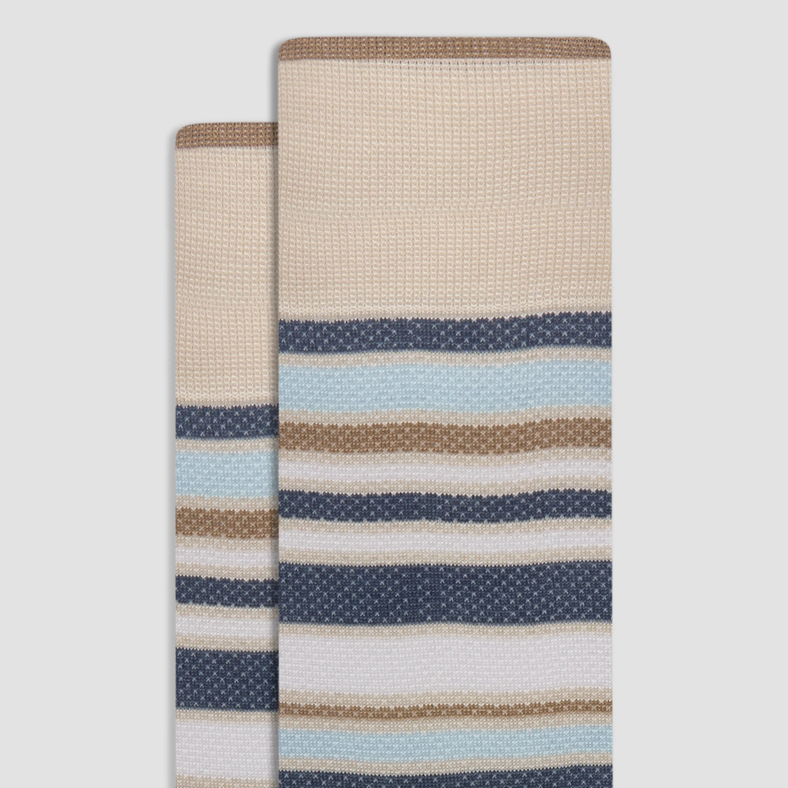 Striped Mid-Calf Socks