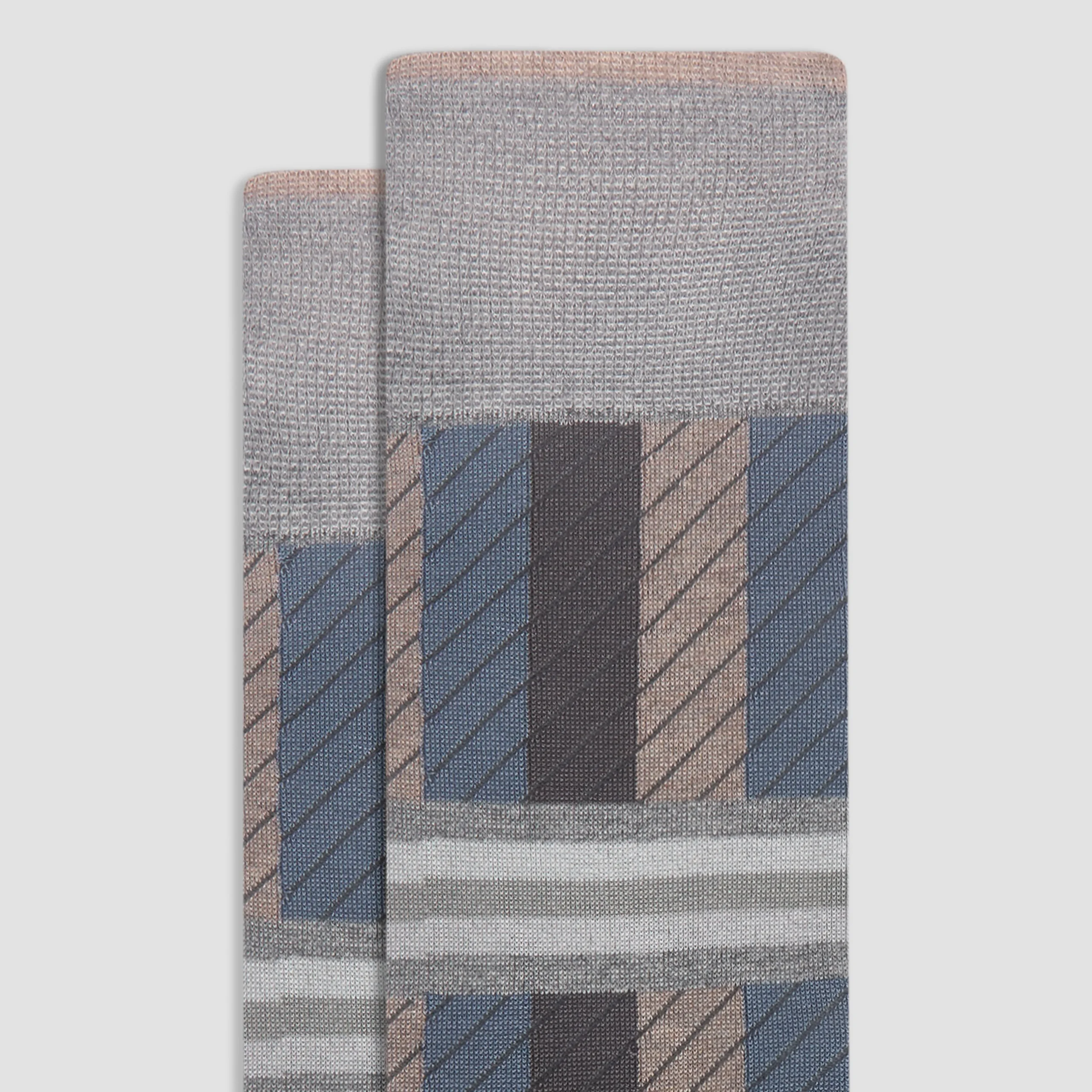 Striped Mid-Calf Socks