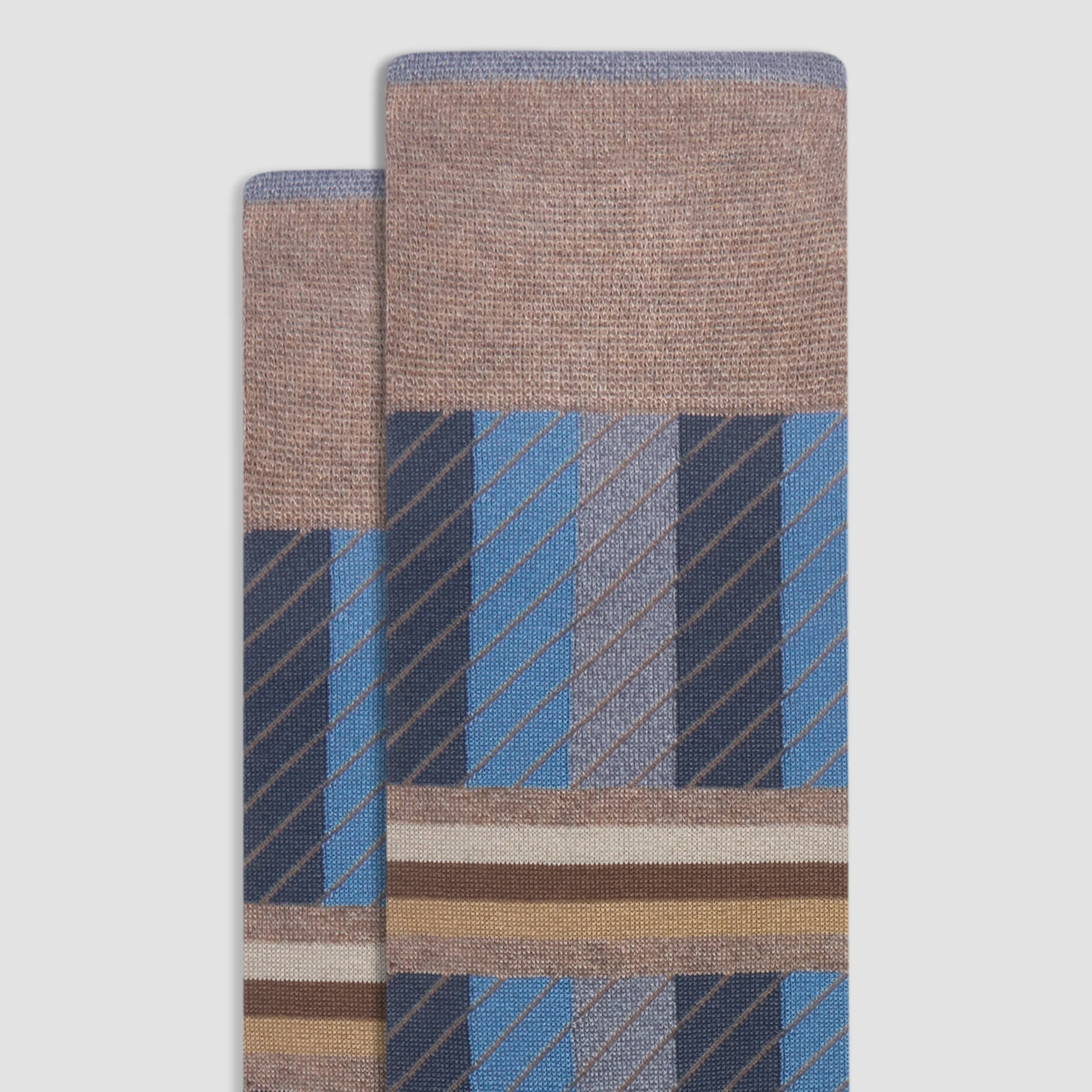 Striped Mid-Calf Socks