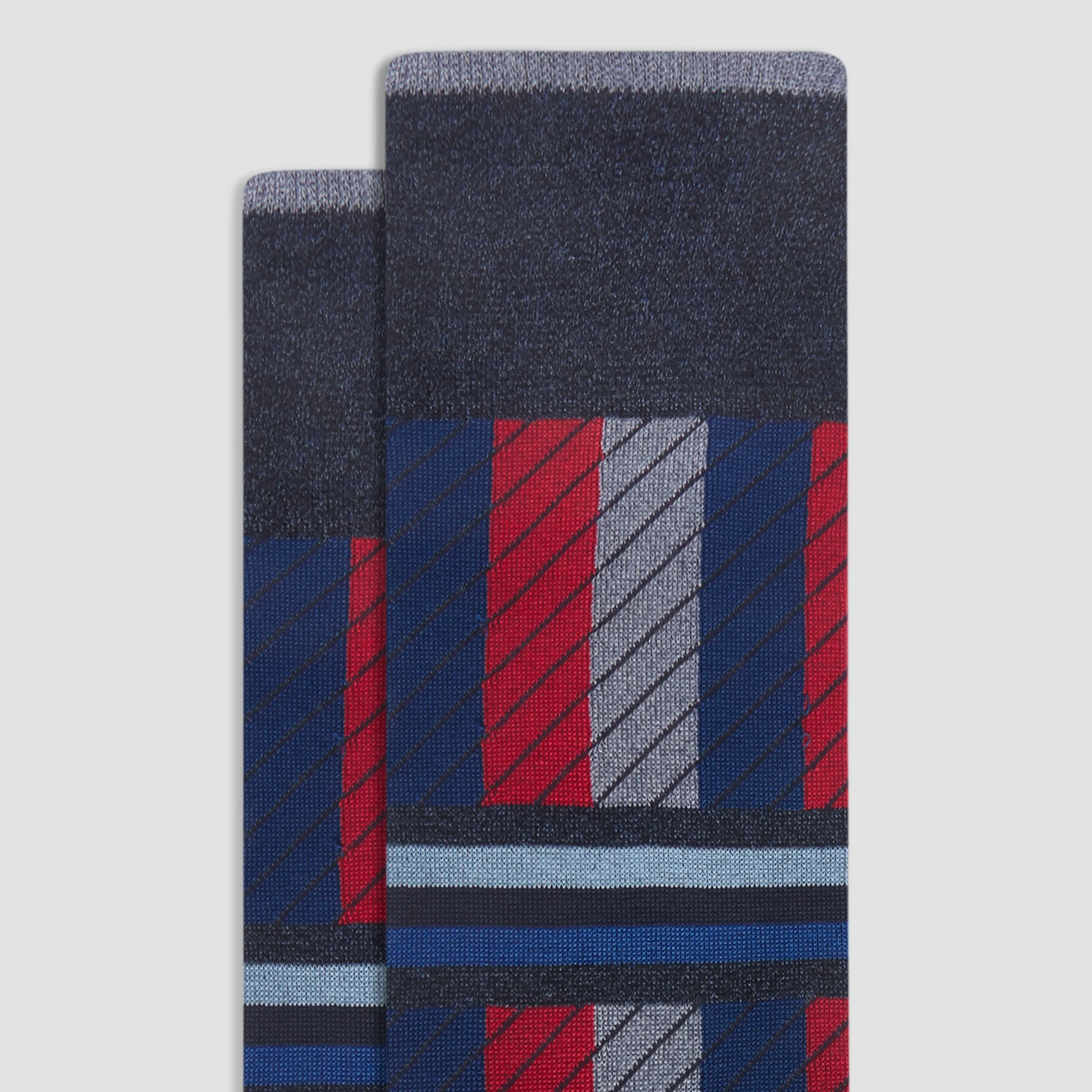 Striped Mid-Calf Socks