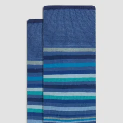 Striped Mid-Calf Socks