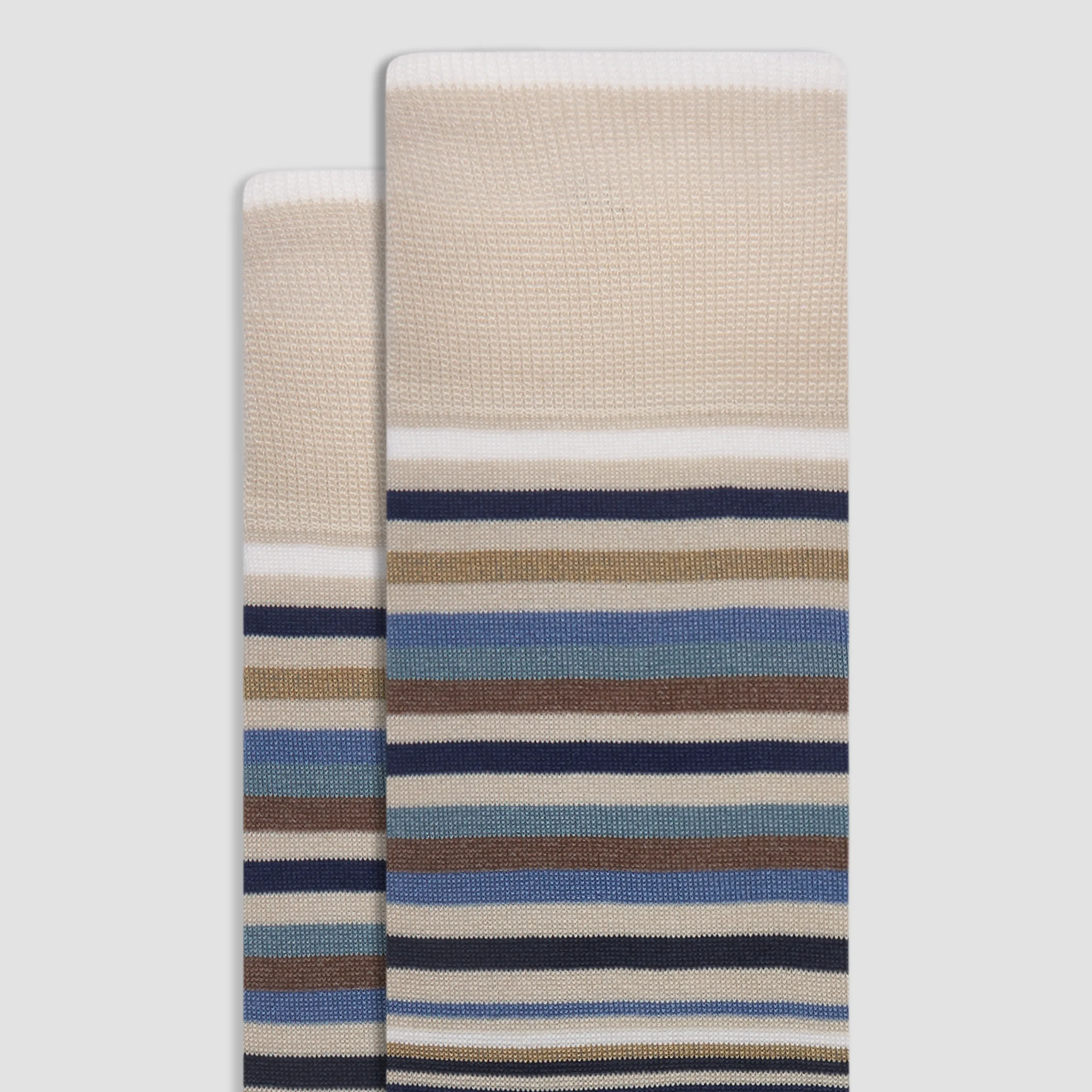 Striped Mid-Calf Socks