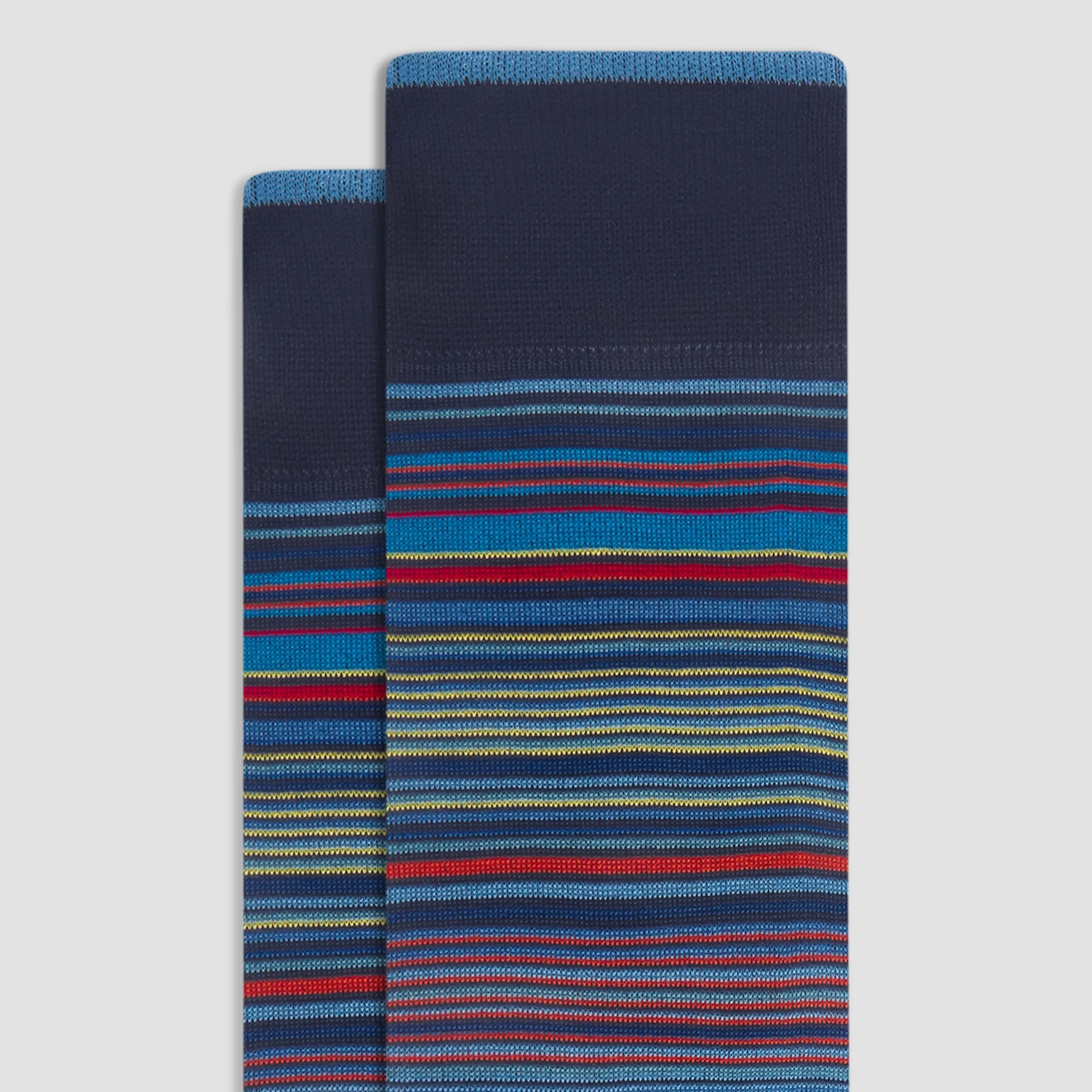 Striped Mid-Calf Socks