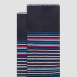 Striped Mid-Calf Socks