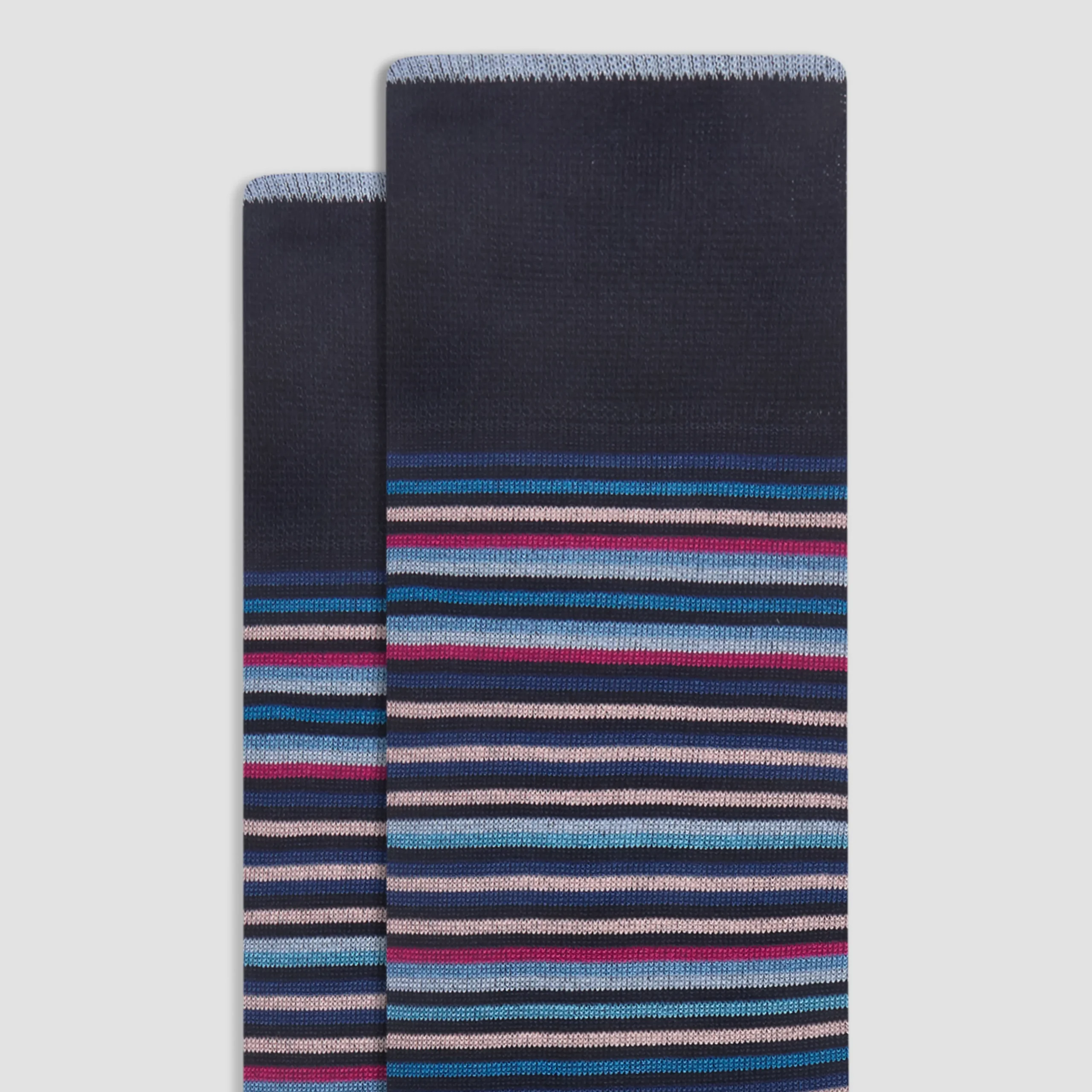 Striped Mid-Calf Socks