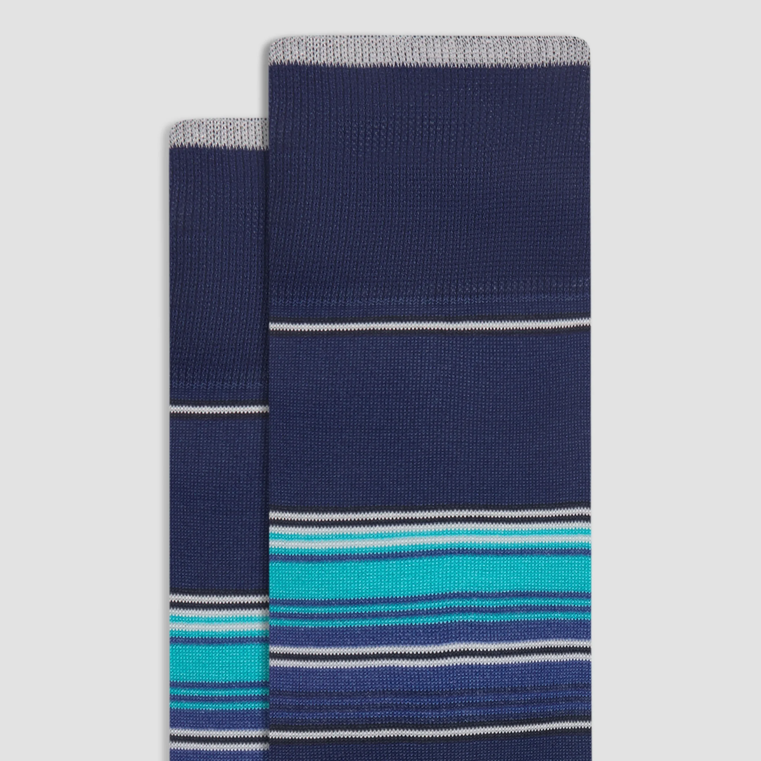 Striped Mid-Calf Socks