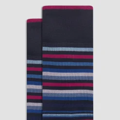 Striped Mid-Calf Socks