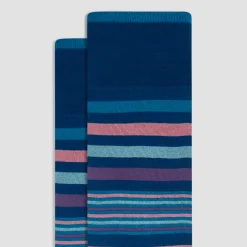 Striped Mid-Calf Socks