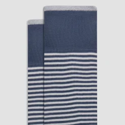 Striped Mid-Calf Socks