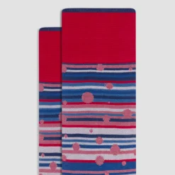 Striped Mid-Calf Socks