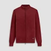 Super Merino Mock Neck Full Zip Sweater