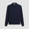 Super Merino Mock Neck Full Zip Sweater