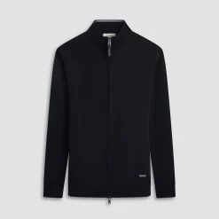 Super Merino Mock Neck Full Zip Sweater