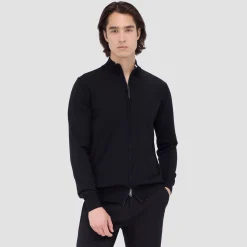 Super Merino Mock Neck Full Zip Sweater