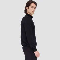 Super Merino Mock Neck Full Zip Sweater