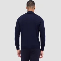 Super Merino Mock Neck Full Zip Sweater